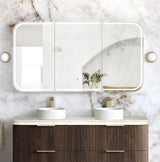 Otti LED-SSQ1575SW-VP LED Newport 1500x750mm Sable Walnut Shaving Cabinet