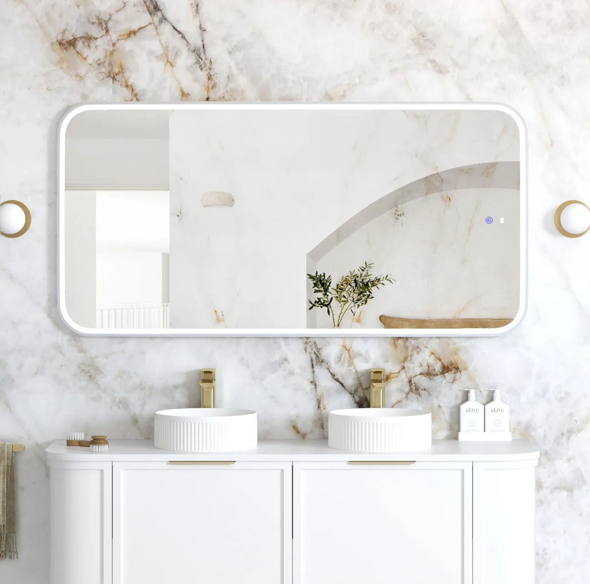 Otti LED-SQ1575 LED Newport 1500x750mm Tuffi Mirror