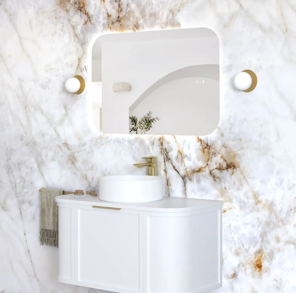 Otti LED-SQ9060 LED Newport 900x600mm Tuffi Mirror