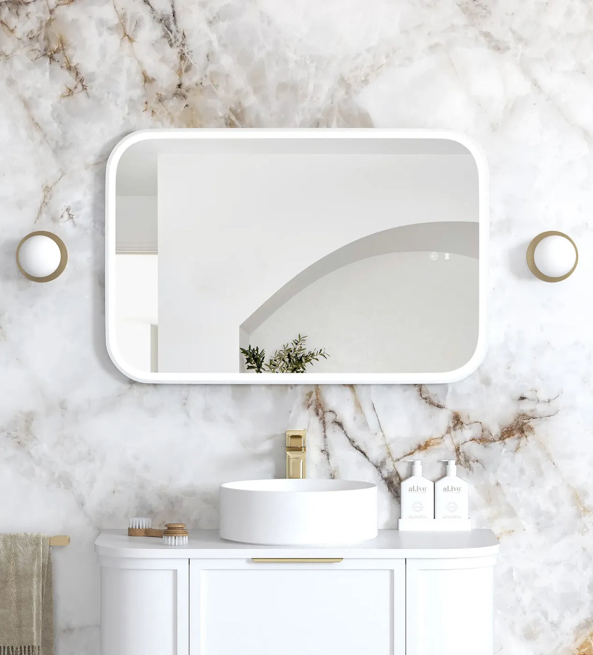Otti LED-SQ9060 LED Newport 900x600mm Tuffi Mirror