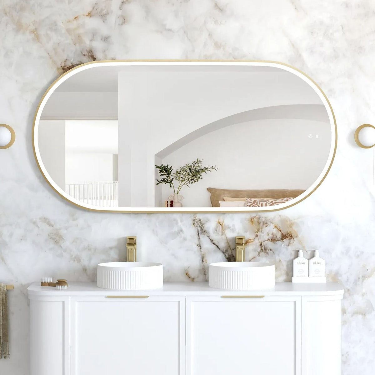 Otti LED-OV1575 LED Noosa 1500 × 750 mm Tuffi Mirror