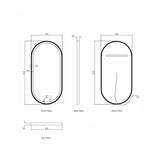 Otti LED-OV9045 LED Noosa 900x450mm Tuffi Mirror