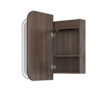 Otti LED-SSQ9075SW-VP LED Newport 900x750mm Sable Walnut Shaving Cabinet