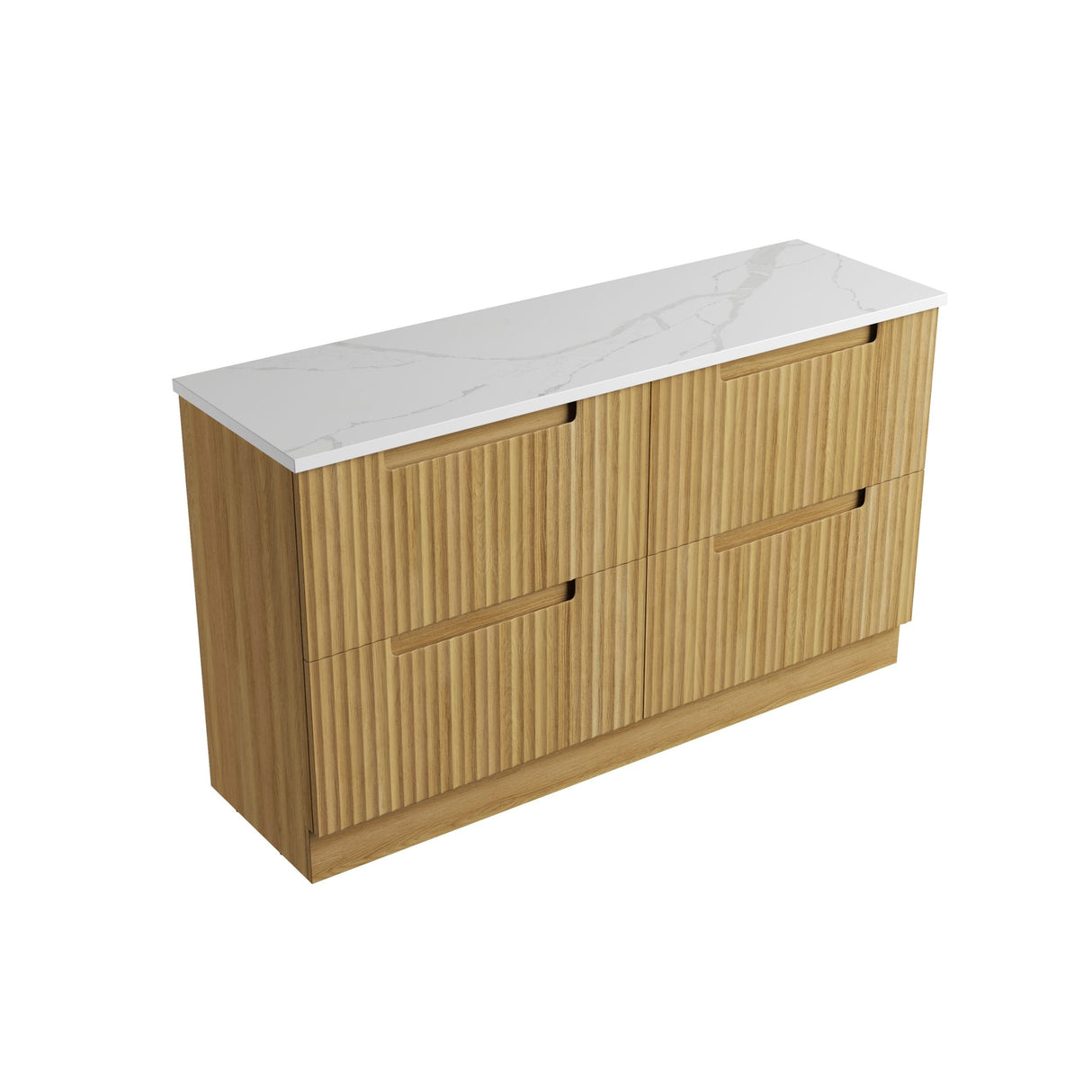 Aulic 1500mm Lovina Floorstanding Vanity with Solid Surface Top Cato Top Single Basin CA56-1500S-CT28 Vanity Units
