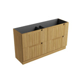 Aulic 1500mm Lovina Floorstanding Vanity with Solid Surface Top Cabinet Only CA56-1500 Vanity Units