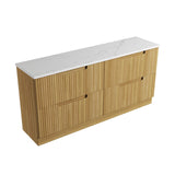 Aulic 1800mm Lovina Floorstanding Vanity with Solid Surface Top Palis Top CA56-1800D-ST66FT Vanity Units