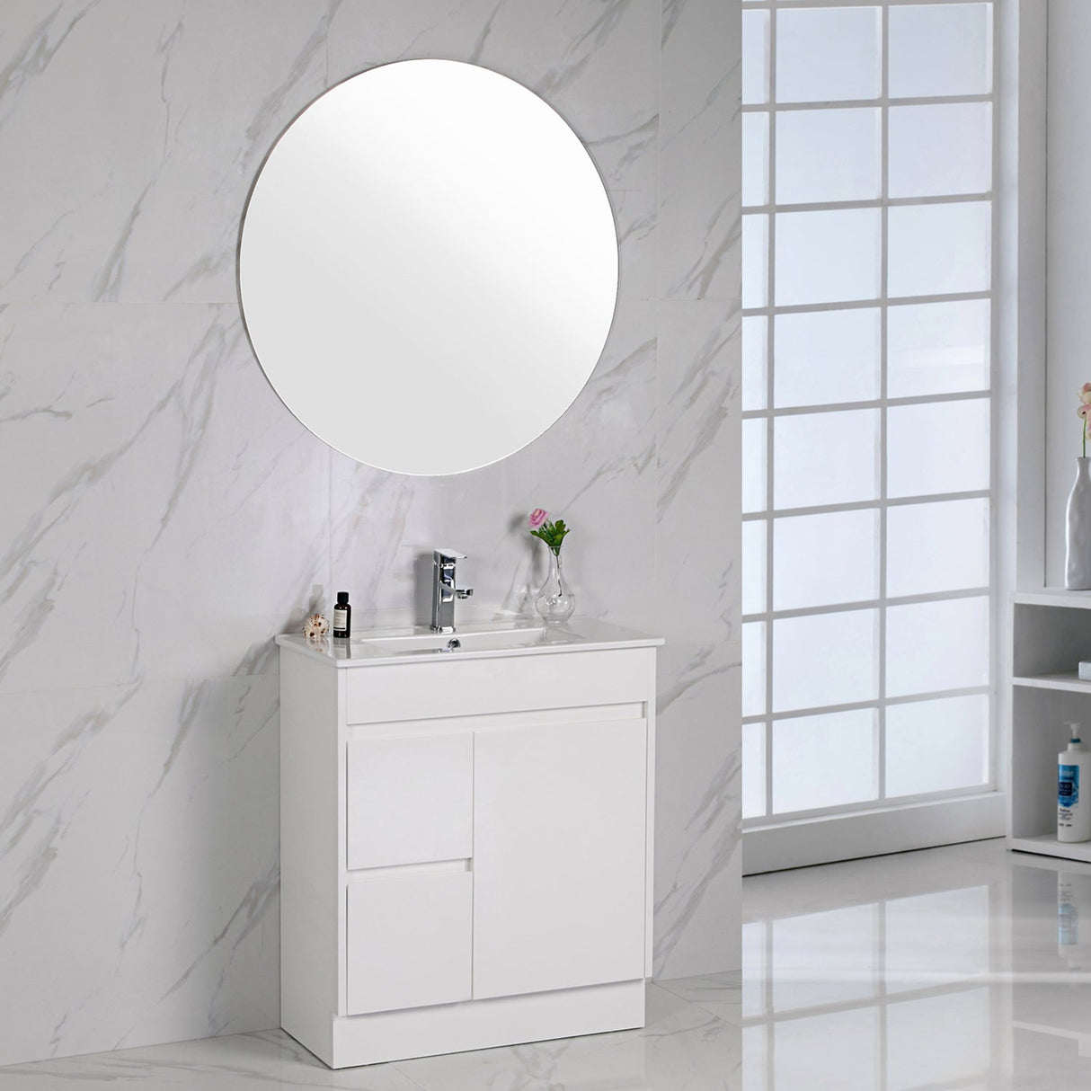 Aulic 750mm Maya Freestanding Vanity CA22-750 Cabinet only / Right Vanity Units