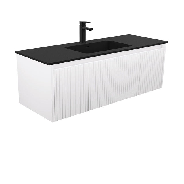 Montana MON120RW 1200 Alina Satin White Wall-Hung Vanity - Vanity Units