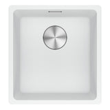 Franke Maris Granite Single Bowl 370mm Topmount Polar White, MRG610-37B PW