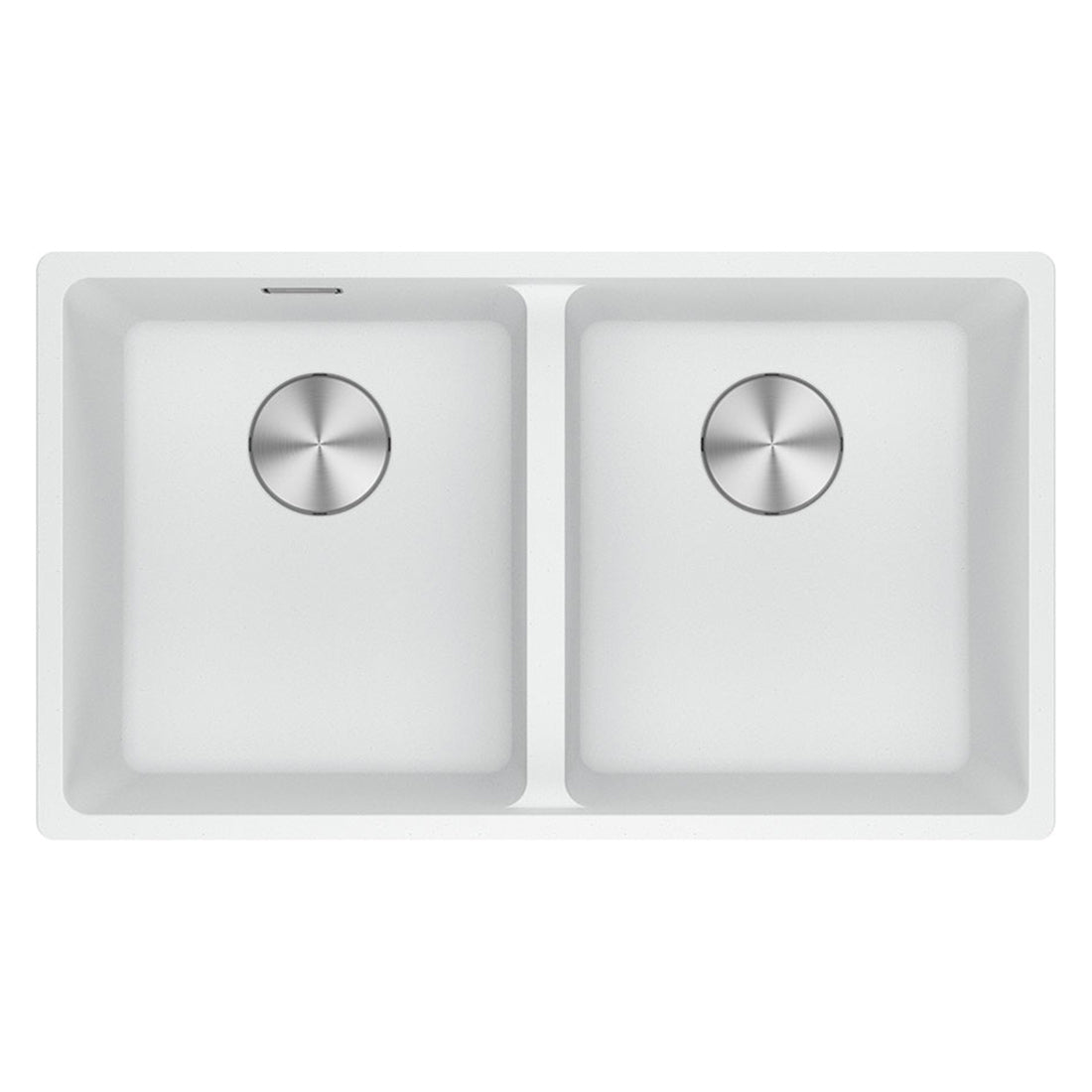 Franke Maris Granite Double Bowl 350-350mm Flushmount Polar White, MRG 220/35-35B PW
