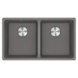 Franke Maris Granite Double Bowl 350-350mm Undermount Stone Grey, MRG120-35/35-B SG