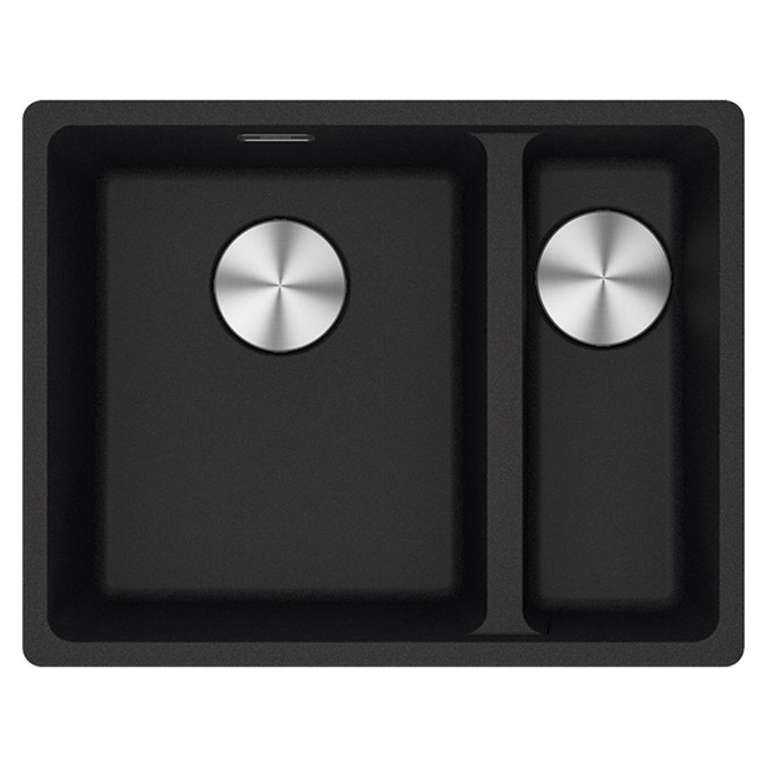 Franke Maris Granite One and a Half Bowl, 340-150mm, Flushmount, Right Hand, Onyx, MRG260-34/15 SBR-B ON