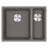 Franke Maris Granite One and a Half Bowl, 340-150mm, Flushmount, Right Hand, Stone Grey, MRG 260/34-15 SBR SG