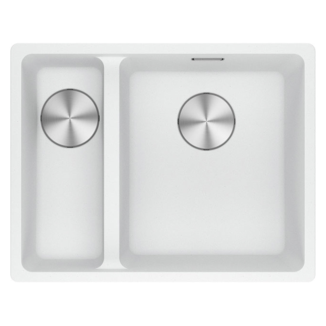 Franke Maris Granite One and a Half Bowl, 340-150mm, Topmount, Left Hand, Polar White, MRG 660/34-15B SBL PW