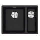 Franke Maris Granite One and a Half Bowl, 340-150mm, Topmount, Right Hand, Onyx, MRG 660/34-15 SBR ON