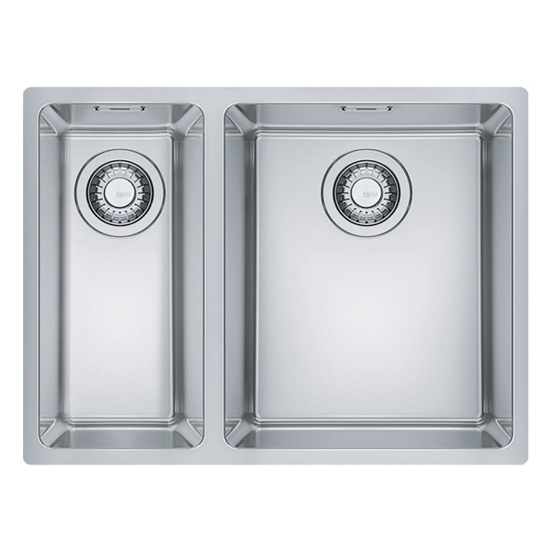 Franke Maris 1 & 1-2 Bowl Sink Left Hand Flushmount Small Bowl, MRX260-34/19 SBL