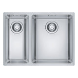 Franke Maris 1 & 1-2 Bowl Sink Left Hand Flushmount Small Bowl, MRX260-34/19 SBL