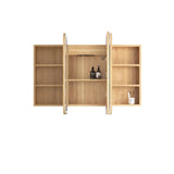 Otti LED-SSQ1275N-VP LED Newport 1200mm Natural Oak Shaving Cabinet