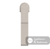 Nero Bianca Mid Tall Basin Mixer Brushed Nickel NR321501DBN - Basin Mixers