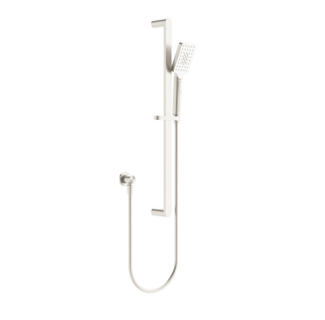 Nero Bianca Shower Rail Brushed Nickel NR30803BN - Rail Showers