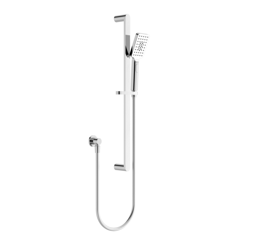 Nero Bianca Shower Rail Chrome NR30803CH - Rail Showers