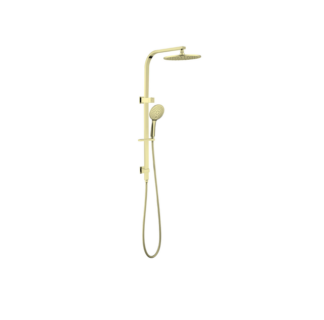 Nero Bianca Shower Set Brushed Gold NR250805CBG - Twin Showers