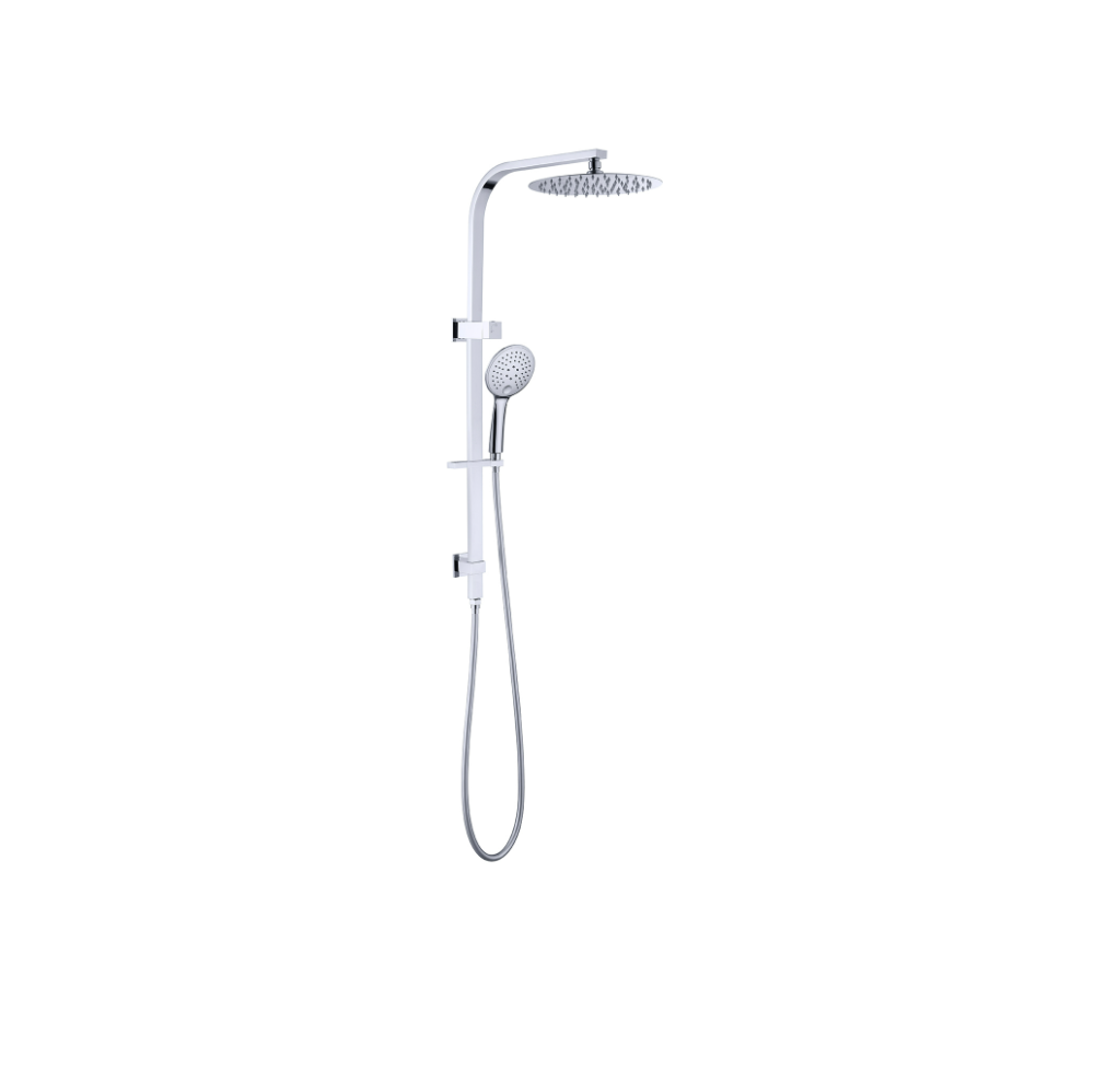 Nero Bianca Shower Set Chrome NR250805CCH - Twin Showers