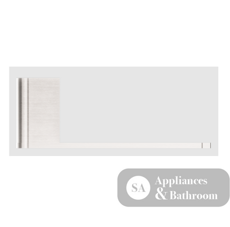 Nero Bianca Toilet Roll Holder Brushed Nickel NR9086BN - TOILET ROLL HOLDERS
