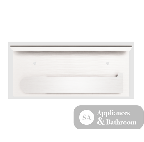 Nero Bianca Toilet Roll Holder with Phone Holder Brushed Nickel NR9086ABN - TOILET ROLL HOLDERS