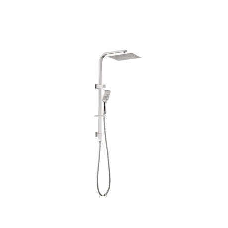 Nero Celia Shower Set Square Head Brushed Nickel NR301505CBN - Twin Showers