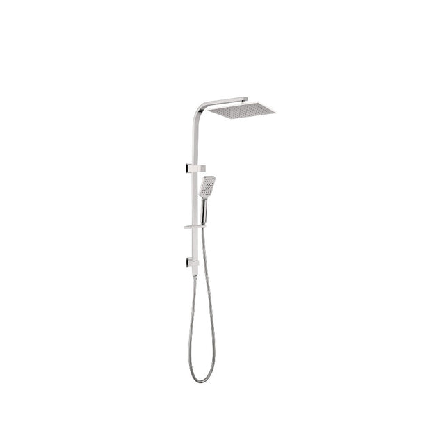 Nero Celia Shower Set Square Head Brushed Nickel NR301505CBN - Twin Showers