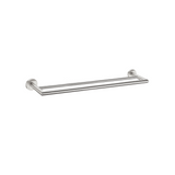 Nero Dolce 700mm Double Towel Rail Brushed Nickel NR3630DBN - Accessories