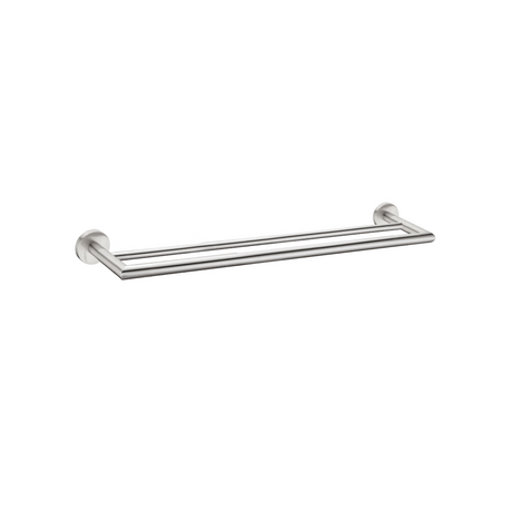 Nero Dolce 700mm Double Towel Rail Brushed Nickel NR3630DBN - Accessories