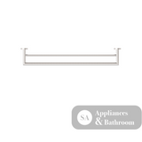 Nero Dolce 700mm Double Towel Rail Brushed Nickel NR3630DBN - Accessories