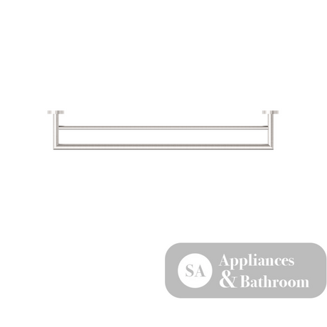 Nero Dolce 700mm Double Towel Rail Brushed Nickel NR3630DBN - Accessories