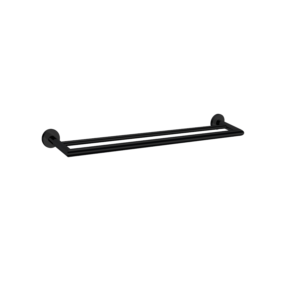 Nero Dolce 700mm Double Towel Rail Matte Black NR3630DMB - Accessories