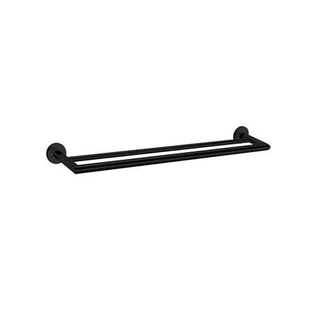 Nero Dolce 700mm Double Towel Rail Matte Black NR3630DMB - Accessories
