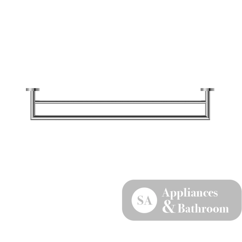 Nero Dolce 900mm Double Towel Rail Chrome NR3630dlCH - Accessories