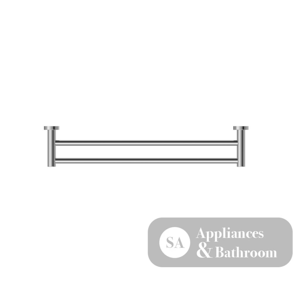 Nero Dolce Double Towel Rail 600mm Chrome NR2024DCH - Accessories