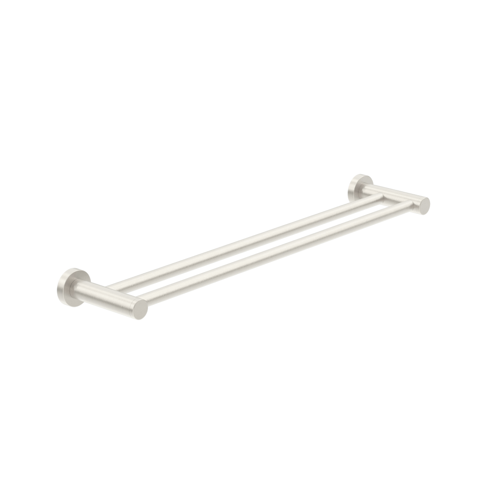 Nero Dolce Double Towel Rail 800mm Brushed Nickel NR2030DBN - Accessories