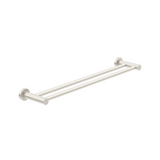 Nero Dolce Double Towel Rail 800mm Brushed Nickel NR2030DBN - Accessories