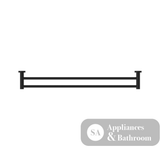 Nero Dolce Double Towel Rail 800mm Matte Black NR2030DMB - Accessories