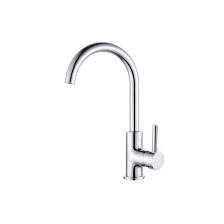 Nero Dolce Kitchen Mixer Gooseneck Chrome NR250807CH - Kitchen Mixer Taps