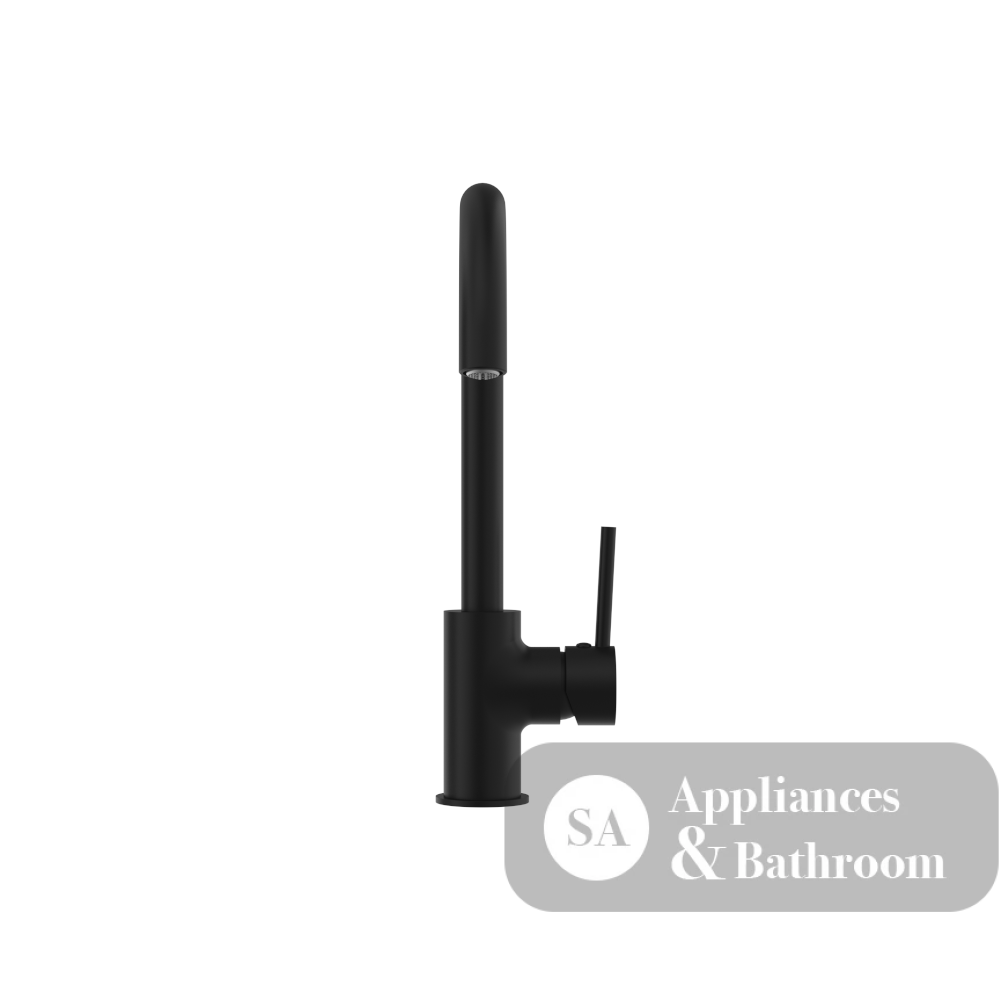 Nero Dolce Kitchen Mixer Gooseneck Matte Black NR250807MB - Kitchen Mixer Taps