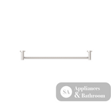 Nero Dolce Single Towel Rail 600mm Brushed Nickel NR2024BN - Accessories