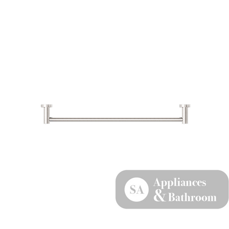 Nero Dolce Single Towel Rail 600mm Brushed Nickel NR2024BN - Accessories