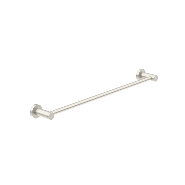 Nero Dolce Single Towel Rail 800mm Brushed Nickel NR2030BN - Accessories
