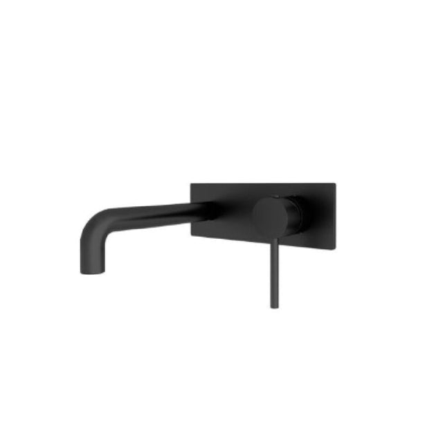 Nero Dolce Wall Basin/Bath Mixer Matte Black NR250810BMB - Wall Mixers & Spouts