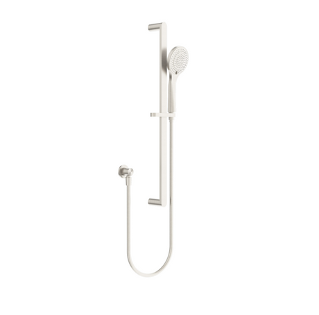 Nero Ecco Shower Rail With Air Shower Brushed Nickel NR30802BN - Rail Showers