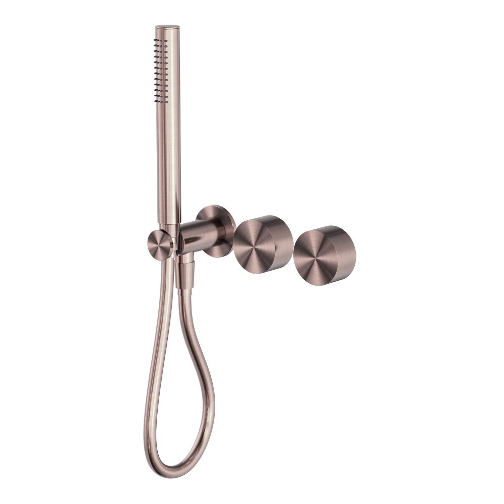Nero Kara Progressive Shower System (Separate Plates) Brushed Bronze NR271903DBZ - Hand Showers